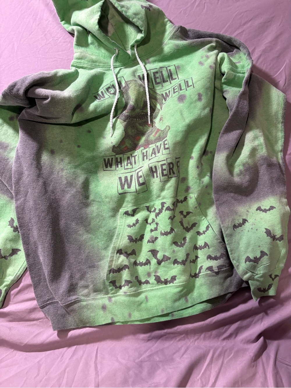 Oggy Boogie night before Christmas Tie-Dye Graphic Hoodie Sweatshirt